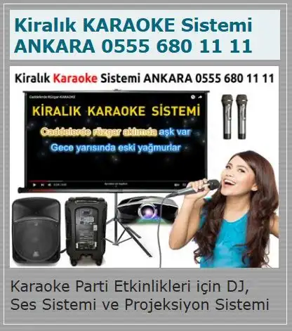 Kiralık Karaoke Ankara Karaoke Sistemi Kiralama