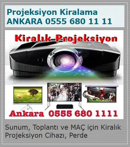 Projeksiyon Kiralama Ankara