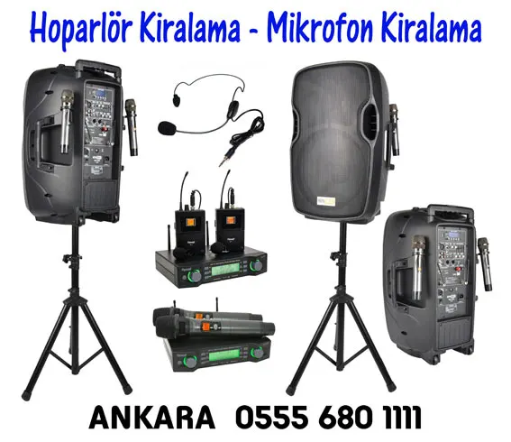 Hoparlör Kiralama Ses Sistemi Kiralama Ankara